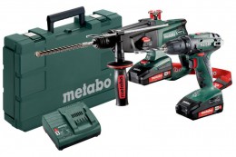 Metabo Combo Set 2.3.2: BS 18 + KHA 18 LTX, 2 x 18V 2.0Ah, SC30 + Carry case was 329.95 £219.95